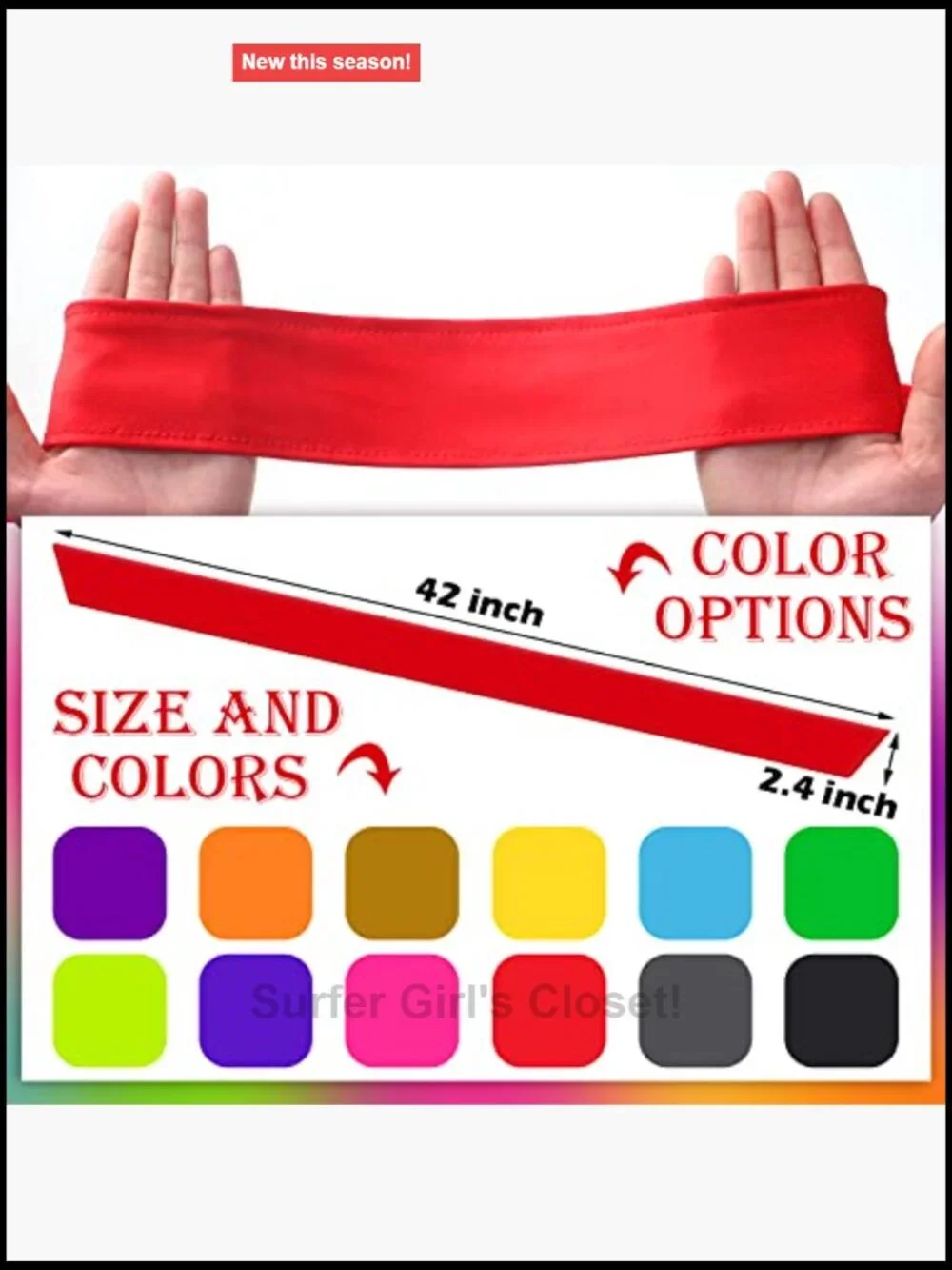 12 Pack Adjustable Tie Headbands Bulk for Sports Tennis Basketball Running